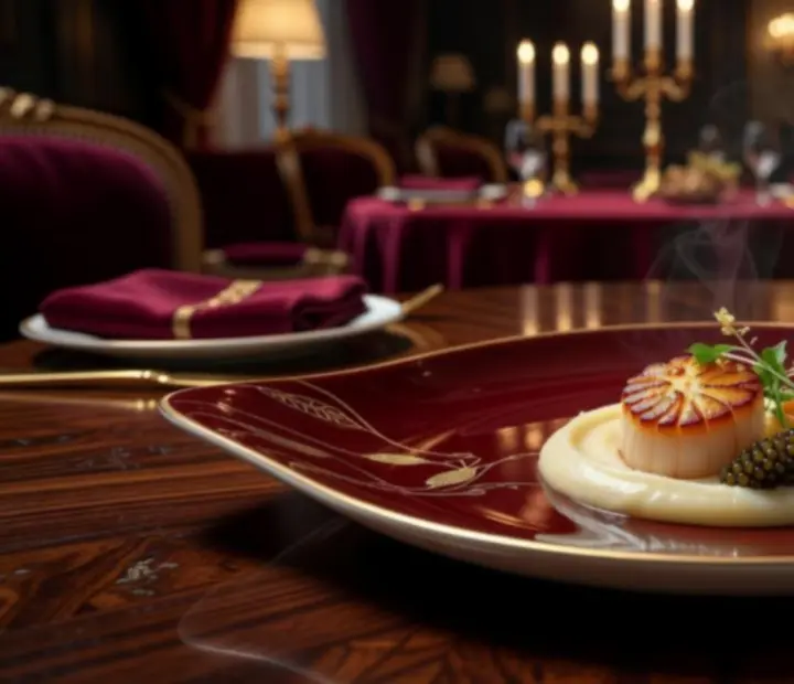 Detailne naservírované signatúrne jedlo fine diningu v PrestigeHaall